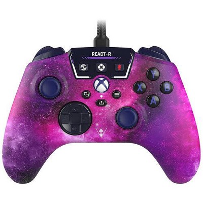 Turtle Beach - Turtle Beach REACT-R Wired Game Controller - Officially Licensed for Xbox Series X & S, Xbox One, and Windows 10/11 PC - Nebula