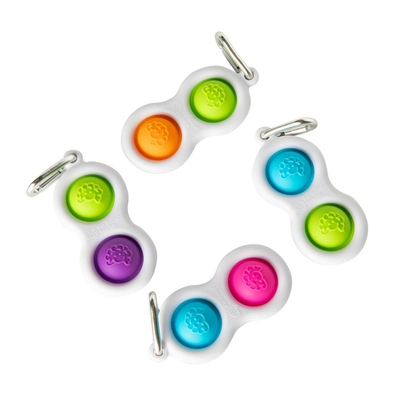 Fat Brain Toys Simpl Dimpl Keychain - Color May Vary, 3 of 10