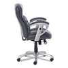 SertaPedic Emerson Task Chair, Supports Up to 300 lb, 18.75" to 21.75" Seat Height, Gray Seat/Back, Silver Base - 3 of 3