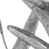 HomeRoots 7" Silver Metal Tabletop Sculpture - 4 of 4