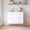 Whisen 3-Drawer Storage Dresser with Euro Glides & Cartoon Pulls, Anti-Dumping Design, Use as Dresser, Nightstand - 4 of 4