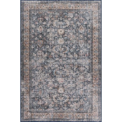 Nuloom Carmela Medallion Machine Washable Indoor Area Rug
