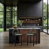 Meridian Furniture,Conrad Green Velvet Counter Stool - 2 of 4