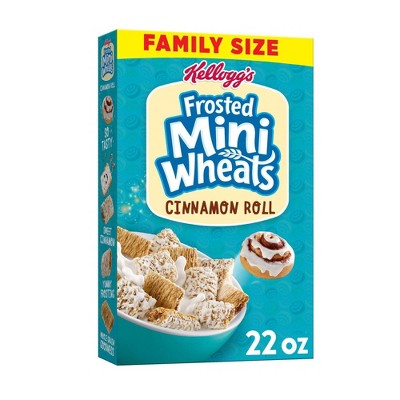 Frosted Mini Wheat Cinnamon Family Size Cereal - 22oz - Kellogg's