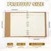 Unique Bargains Refillable Durable Loose-leaf Design Hardcover Executive Notebook B5 Yellow - 2 of 4