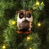 3.5" Christmas Faux Fur Animals Owl - Wondershop™ - 2 of 3