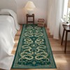 Kitchen Rugs Washable Soft Non Slip Hallway Entryway Runners Low Pile Stain Resistant Forest Jungle Rugs - 3 of 4