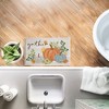 Stupell Industries Gather Welcome Autumn Pumpkins Printed Plush Bath Mat And Bath Rug, Design By Cat Thurman Designs, 18"X30" - 3 of 4