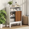 Skyzoo Over-the-Toilet Storage Cabinet，Space-Saving Bathroom Organizer for Small Spaces, White - 2 of 4