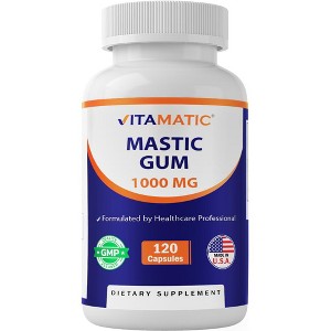 Mastic Gum 1000mg per Serving 120 Capsules - 1 of 4