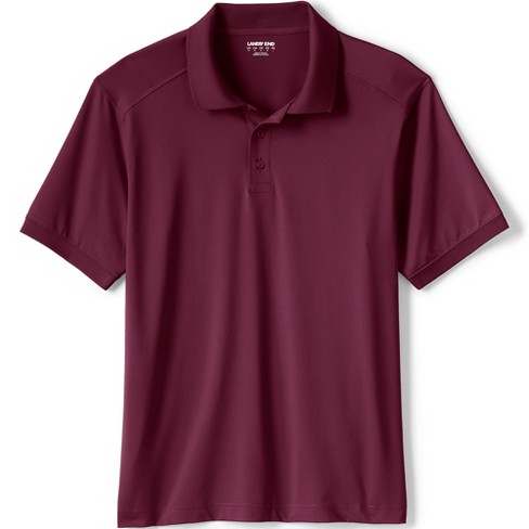 Lands' End School Uniform Men's Short Sleeve Rapid Dry Polo