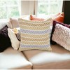 Set of Two 18" X 18"  Beach Chevron Cotton Zippered Pillow - 2 of 4