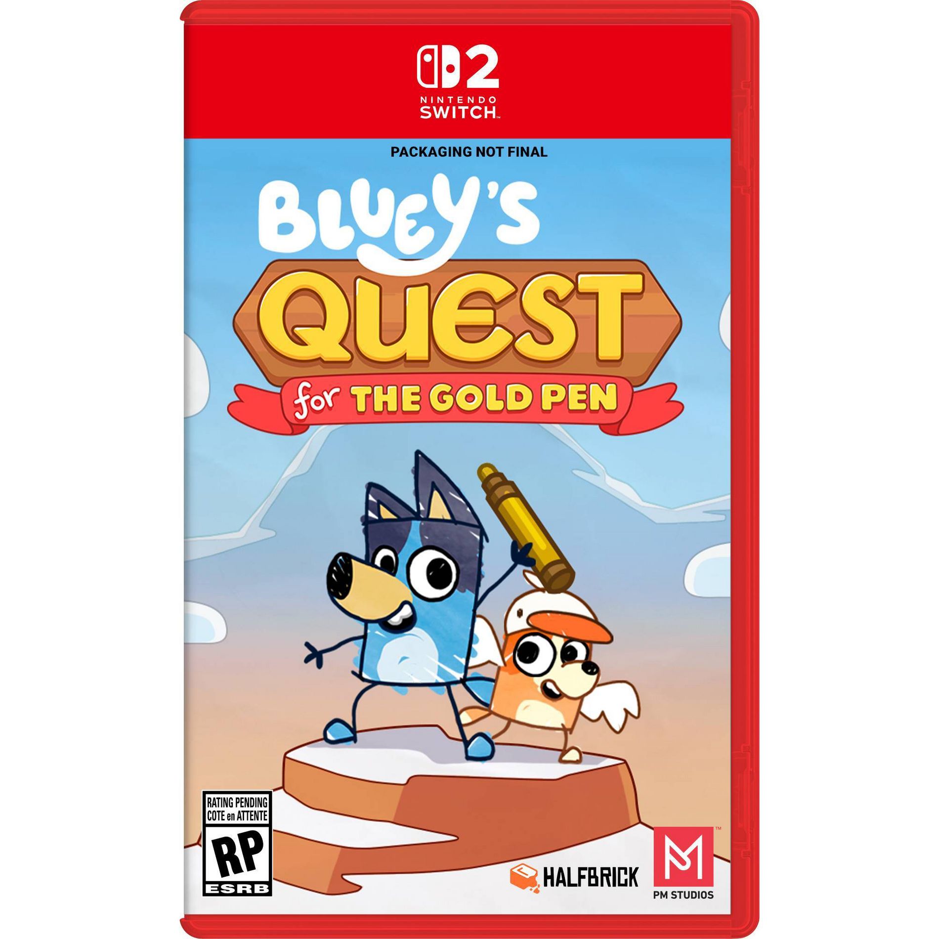 Bluey's Quest for The Gold Pen - Nintendo Switch 2