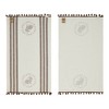 Spring In Bloom Brown Bunny Wreath w/ Pom Pom Tea Towel Set of 2 16x28 - 2 of 4