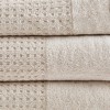 Gracie Mills Dionne Cotton Waffle Jacquard Antimicrobial Bath Towel 6 Piece Set - 2 of 4