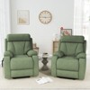 Electric Power Lift Recliner Chair for Elderly Fabric Recliner Chair for Seniors Side Pocket Remote Control Light Gray - 2 of 4