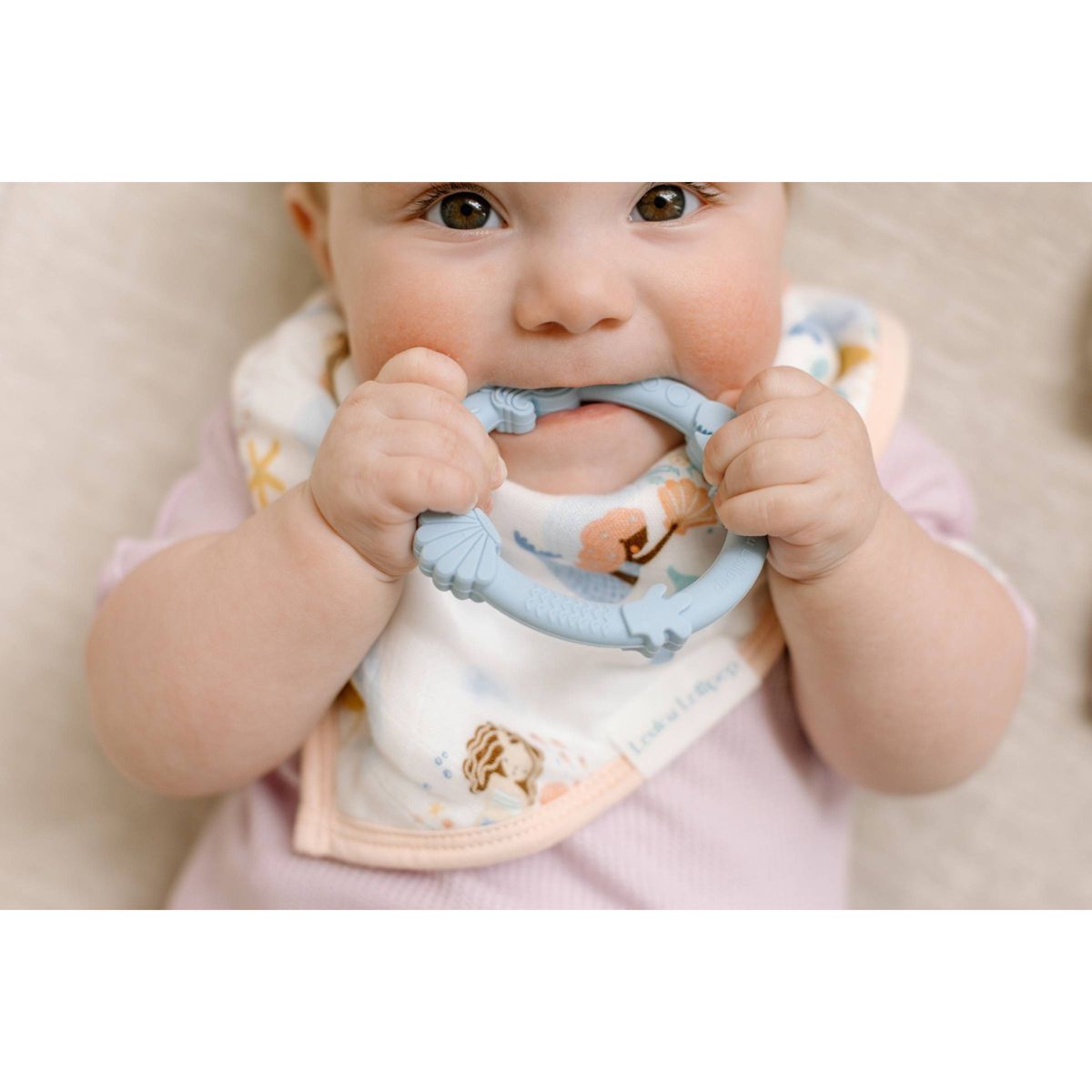 Loulou Lollipop Silicone Wild Teething Ring Soother Set - 3pc - thumbnail 5