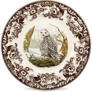 Spode Woodland 10.5” Dinner Plate, Perfect for Thanksgiving and Other Special Occasions, Made in England, Bird Motifs - 1 of 2