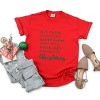 Simply Sage Market Christmas Words Garment Dyed Tee - L - Red - 3 of 4