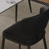 Okak Modern Style Armless Home Dining Chairs for Kitchen Dining Room,PU Leather Upholstered Seating Dining Chair Set of 2 - 4 of 4