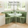 Best Choice Products Round Mid-Century Modern 35.5in Dining Table, Dinette for Home or Kitchen w/Wood Finish Steel Legs - 3 of 4