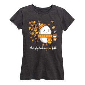 Women's - Instant Message - Humpty Had a Great Fall Short Sleeve Graphic T-Shirt - 1 of 4