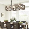 Quentin 8 Light 36" Pendant - PND4100 - Black - Safavieh - 4 of 4