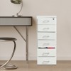 YIYIBYUS Vertical Metal File Cabinet With 6 Drawers, White - 2 of 4