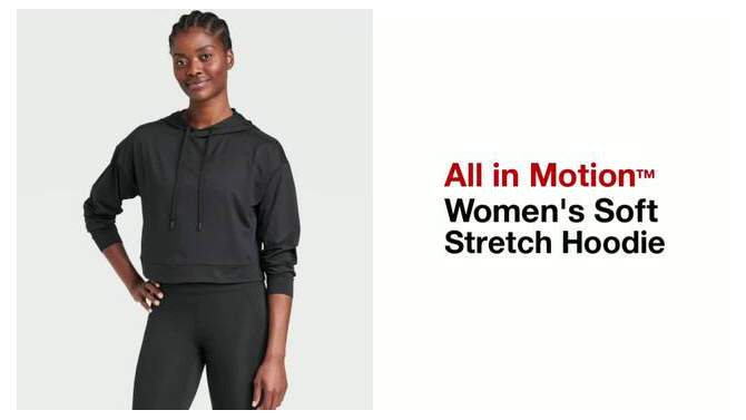 Women's Soft Stretch Hoodie - All In Motion™, 2 of 13, play video
