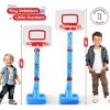 Toddler Basketball Hoop Indoor for Kids 1-3 - Height Adjustable Baby Basketball Hoop Set, 4 Balls & Pump - Play22Usa - 2 of 4
