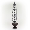 41" Metal Seven Hanging Cup Tier Layered Floor Fountain Bronze - Alpine Corporation - image 4 of 4