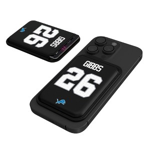 Keyscaper NFL Detroit Lions Players Game Tactic Black Magnetic Credit Card Wallet - 1 of 3