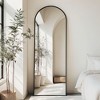 Lyngins Arched Full Length Mirror, Upgraded Glass Standing Mirror, Aluminum Alloy Frame Full Body Mirror, Versatile Floor Mirror for Home & Store - 3 of 4