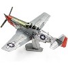 Model Kit North American P-51D Mustang Fighter Aircraft "Sweet Arlene" US Army Air Forces Steel Model by Metal Earth - 2 of 4