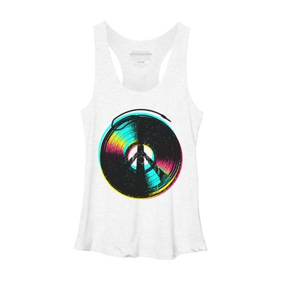Women's Design By Humans Colors and Music By clingcling Racerback Tank Top