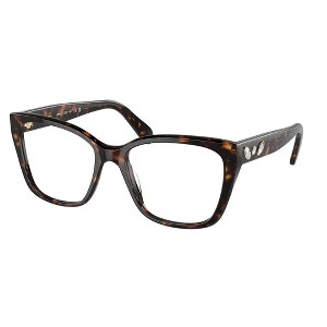Swarovski SK 2008 1002 Womens Irregular Eyeglasses Havana 53mm - 1 of 3