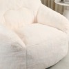 Airsurfer Bean Bag Chair with Armrests, Stuffed with High-Density Foam, Comfy Lazy Sofa for Adults in Living Room - 4 of 4
