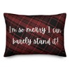 Creative Products So Merry I Can Barely Stand It 20 x 14 Spun Poly Pillow - image 2 of 3