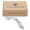 Cauldham Solid Braided Kitchen Cabinet Pulls Handles (3" Hole Centers) - Drawer/Door Hardware - Style M260 - Satin Nickel - image 4 of 4