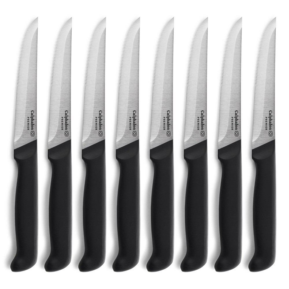 Calphalon Premier 8pc Carbon Steel Steak Knife Set