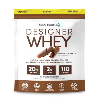Designer Whey Protein Powder - Gourmet Chocolate - 32oz