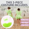 Butterfly Craze Fairy Princess Tutu Costume Set - Includes Glittery Sparkle Wings, Tutu Skirt, & Wand for Girls' Dress Up - 2 of 4