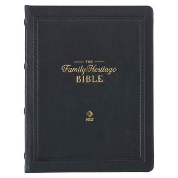 NLT Family Heritage Bible, Large Print Family Devotional Bible for Study, New Living Translation Holy Bible Full-Grain Leather Hardcover, Additional