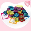Joyfy 28 Packs Valentine's Day Gift Cards with Tic-Tac-Toe Keychain for Kids Party Favor, Classroom Exchange Prizes, Valentine’s Greeting Cards - 3 of 4