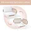 Crestlive products 2PC outdoor rattan design patio sofa for Balcony lawn  Beige - 3 of 4