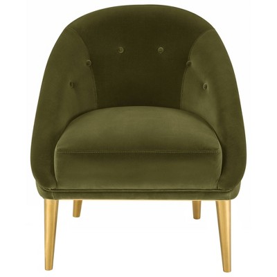 target green velvet chair