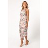 Petal and Pup Womens Kleo One Shoulder Midi Dress - 3 of 4