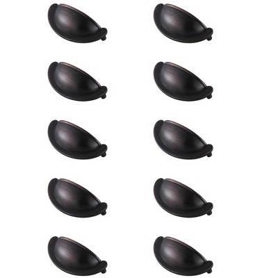 Elegant Lighting Claude 2-3/4" Center to Center Oil-rubbed Bronze Cup Bar Pull Multipack (set of 10)