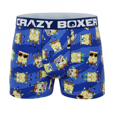 Mens Crazy Boxer SpongeBob SquarePants Fashion Styles Boxer Briefs
