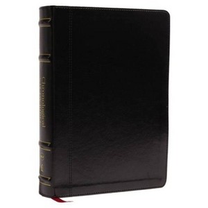 Nkjv, Chronological Study Bible, Leathersoft, Black, Comfort Print - by  Thomas Nelson (Leather Bound) - 1 of 1